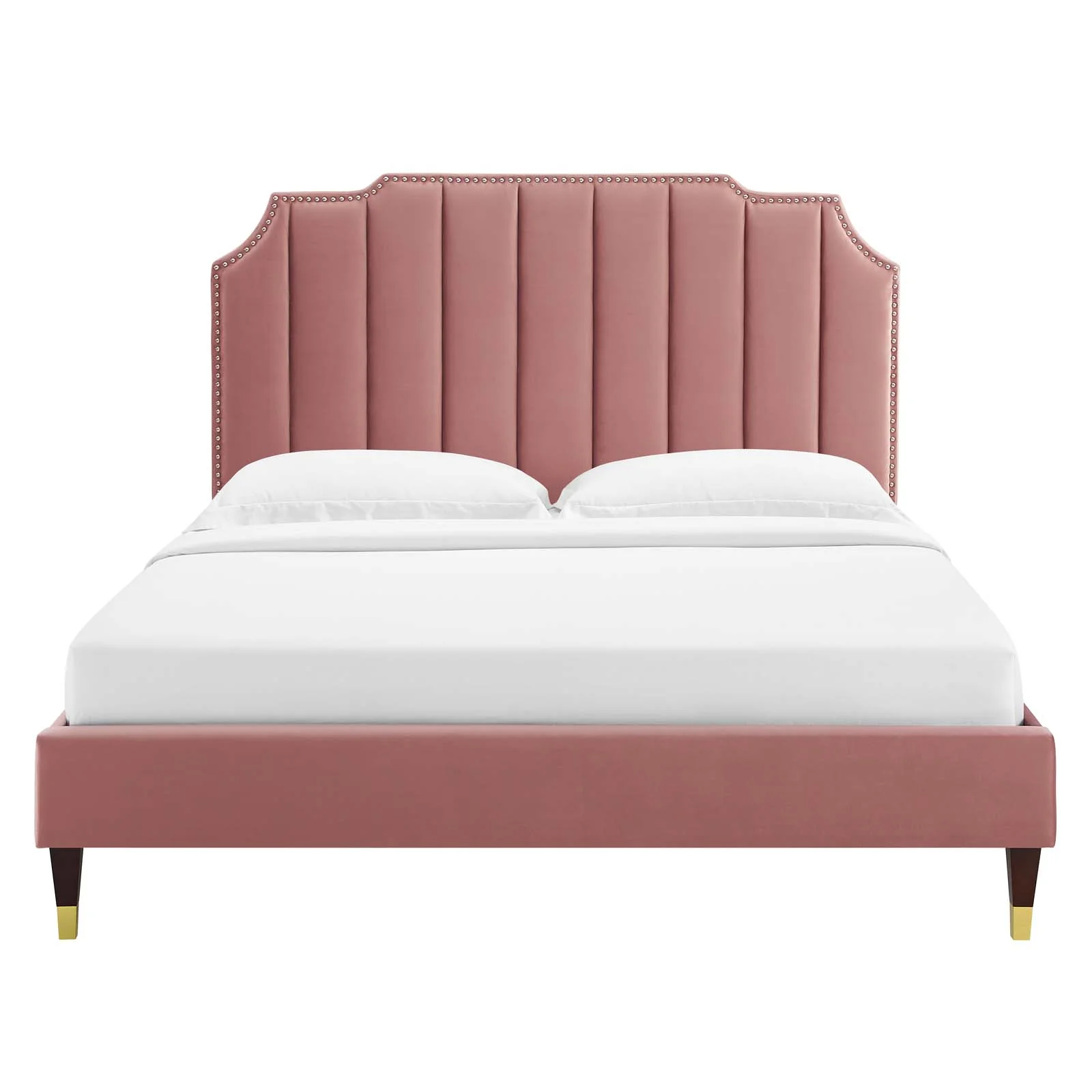 Colette King Performance Velvet Platform Bed By Modway - MOD-7074 - Image 28