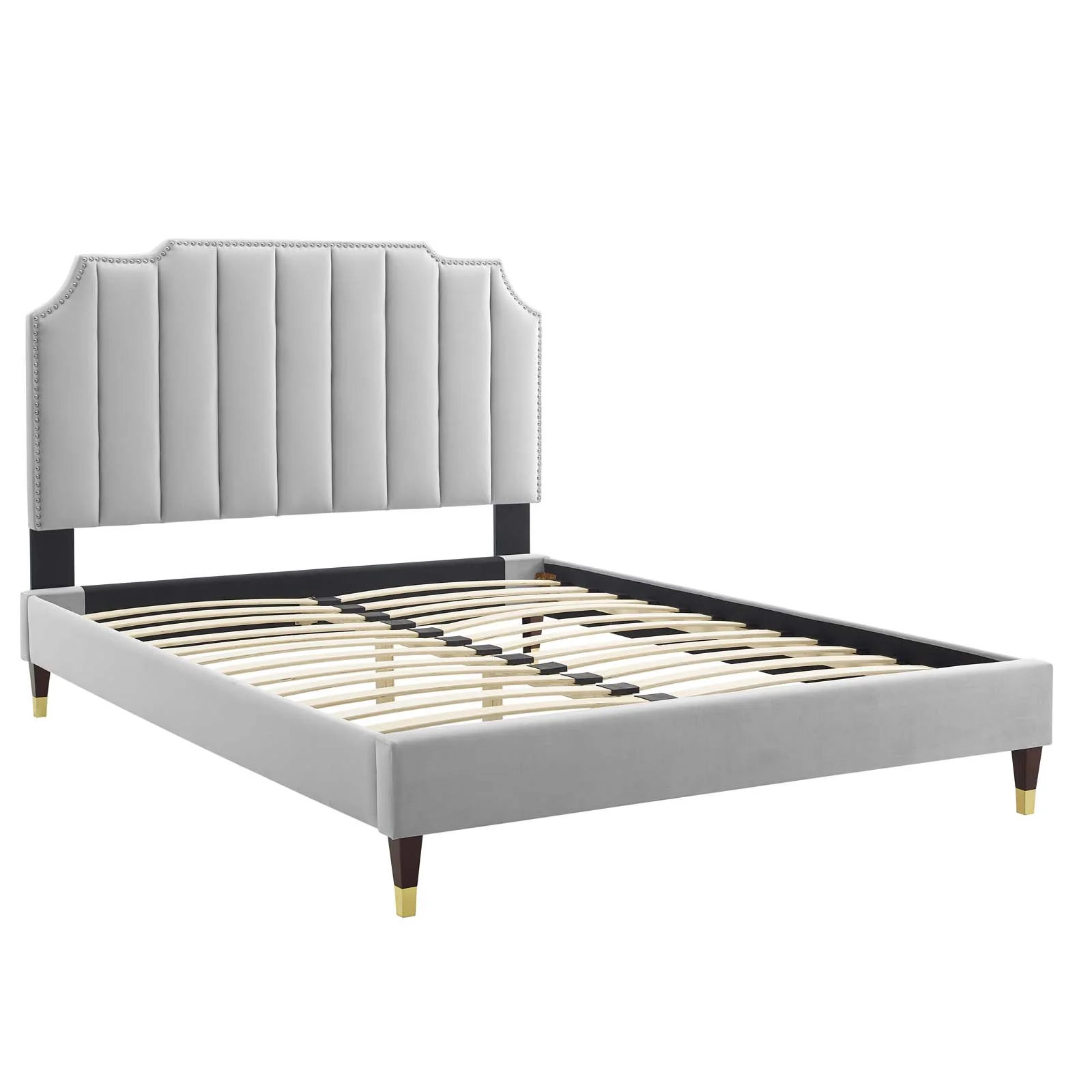 Colette King Performance Velvet Platform Bed By Modway - MOD-7074 - Image 42