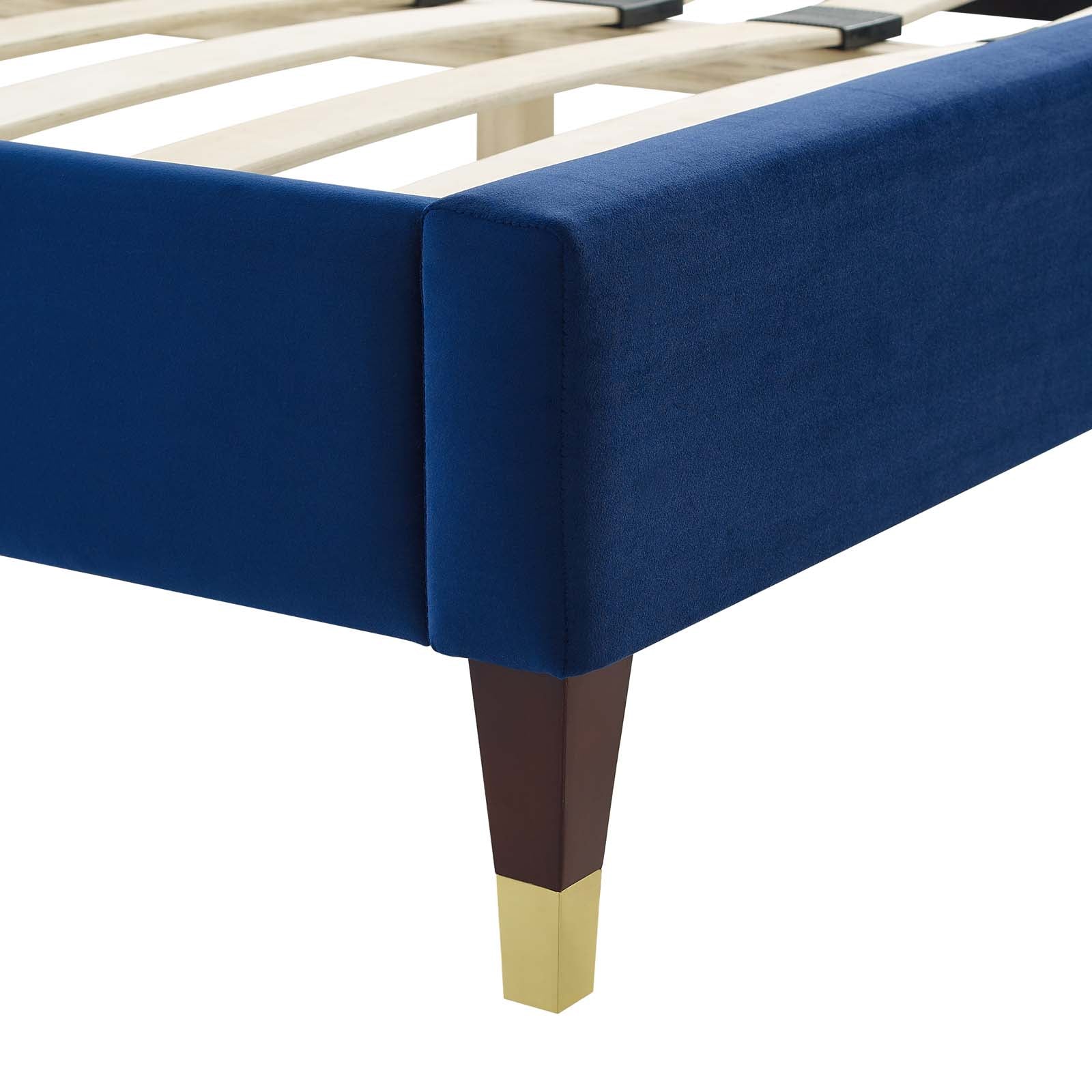 Colette King Performance Velvet Platform Bed By Modway - MOD-7074 - Image 77