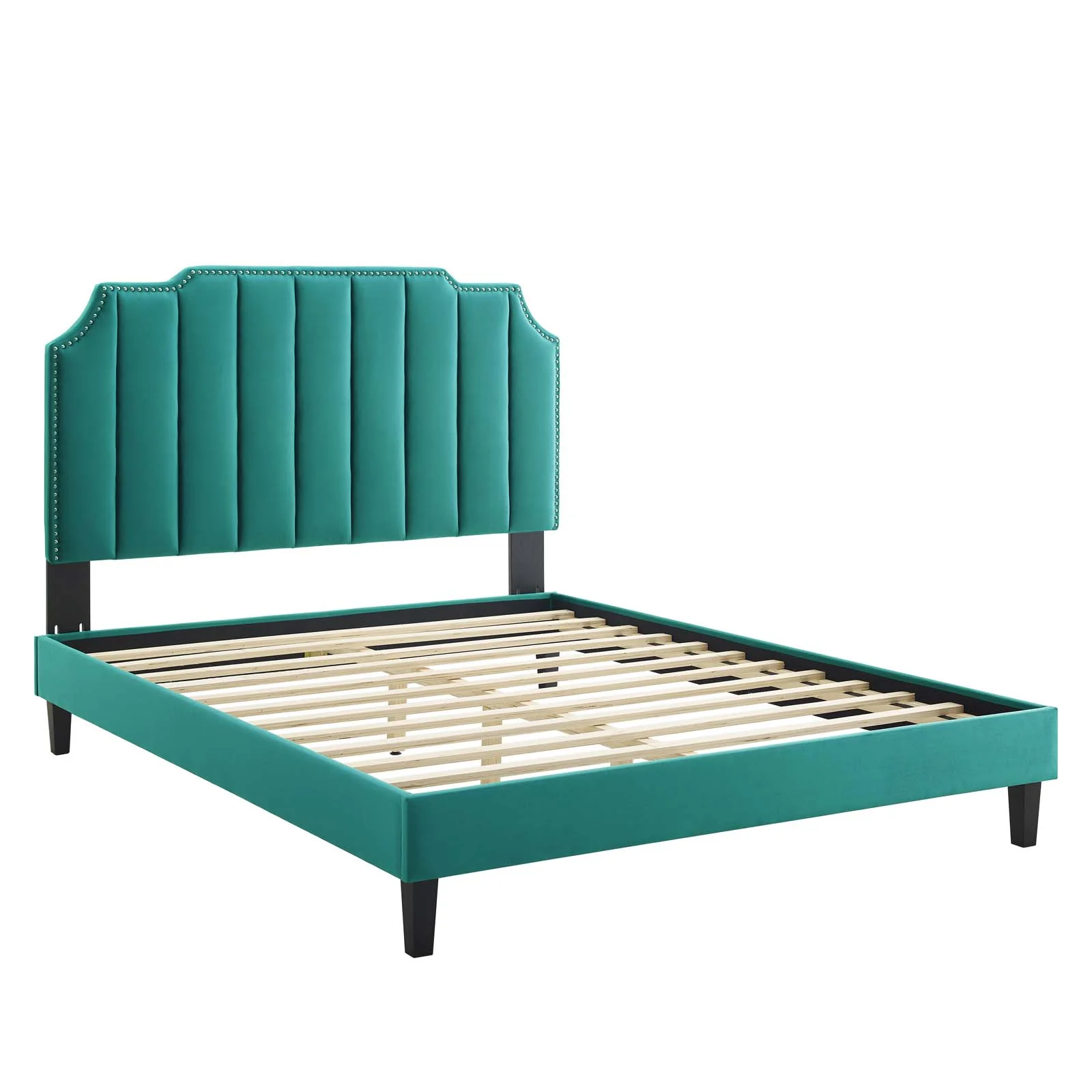 Colette King Performance Velvet Platform Bed By Modway - MOD-7075 - Image 106