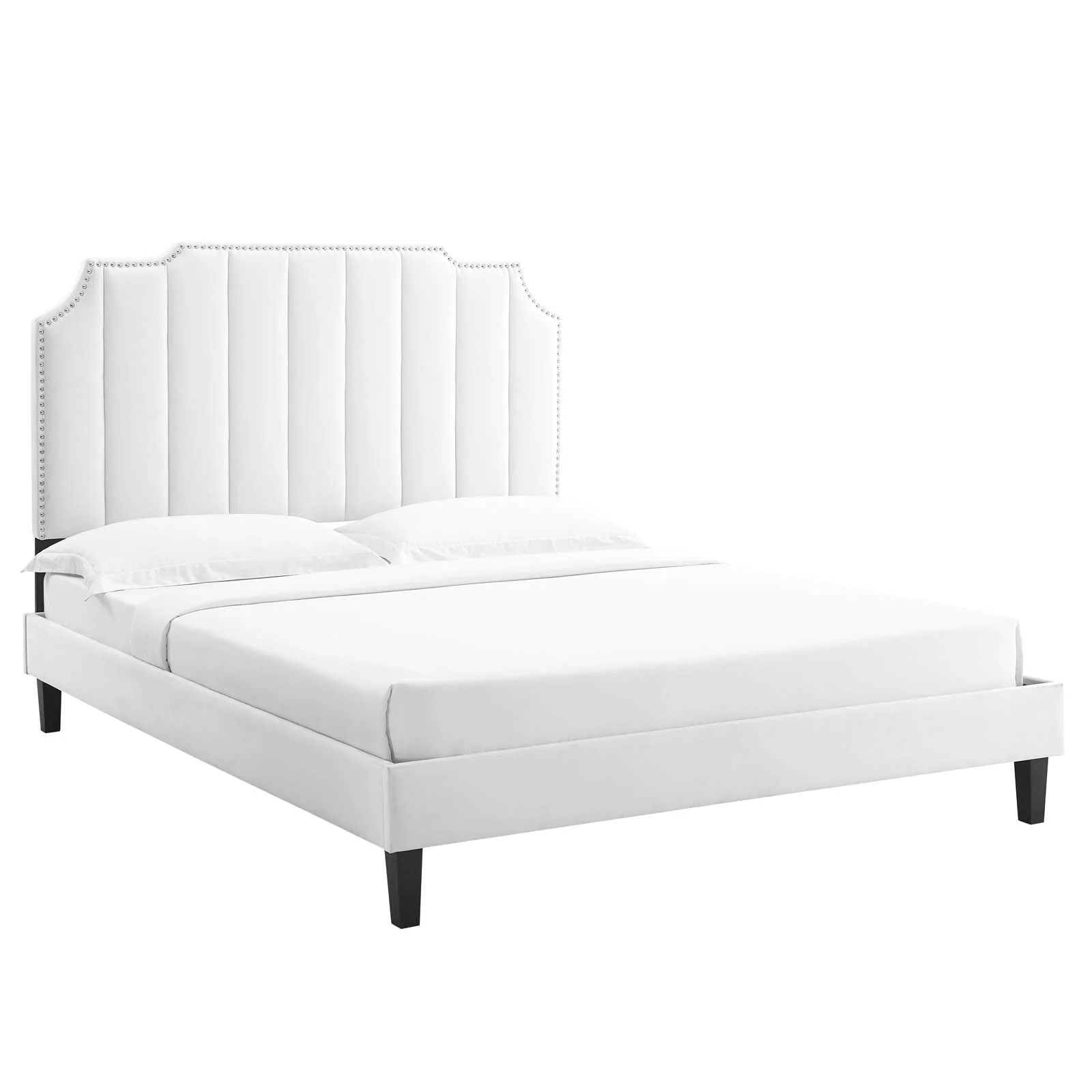 Colette King Performance Velvet Platform Bed By Modway - MOD-7075 - Image 113