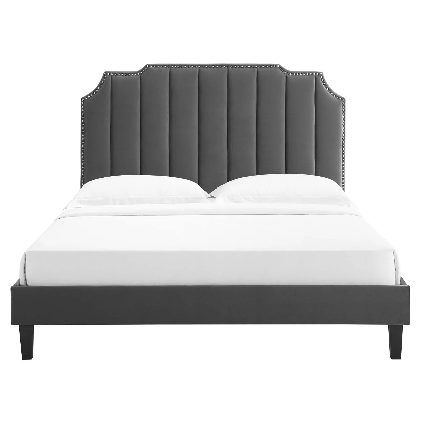 Colette King Performance Velvet Platform Bed By Modway - MOD-7075 - Image 12