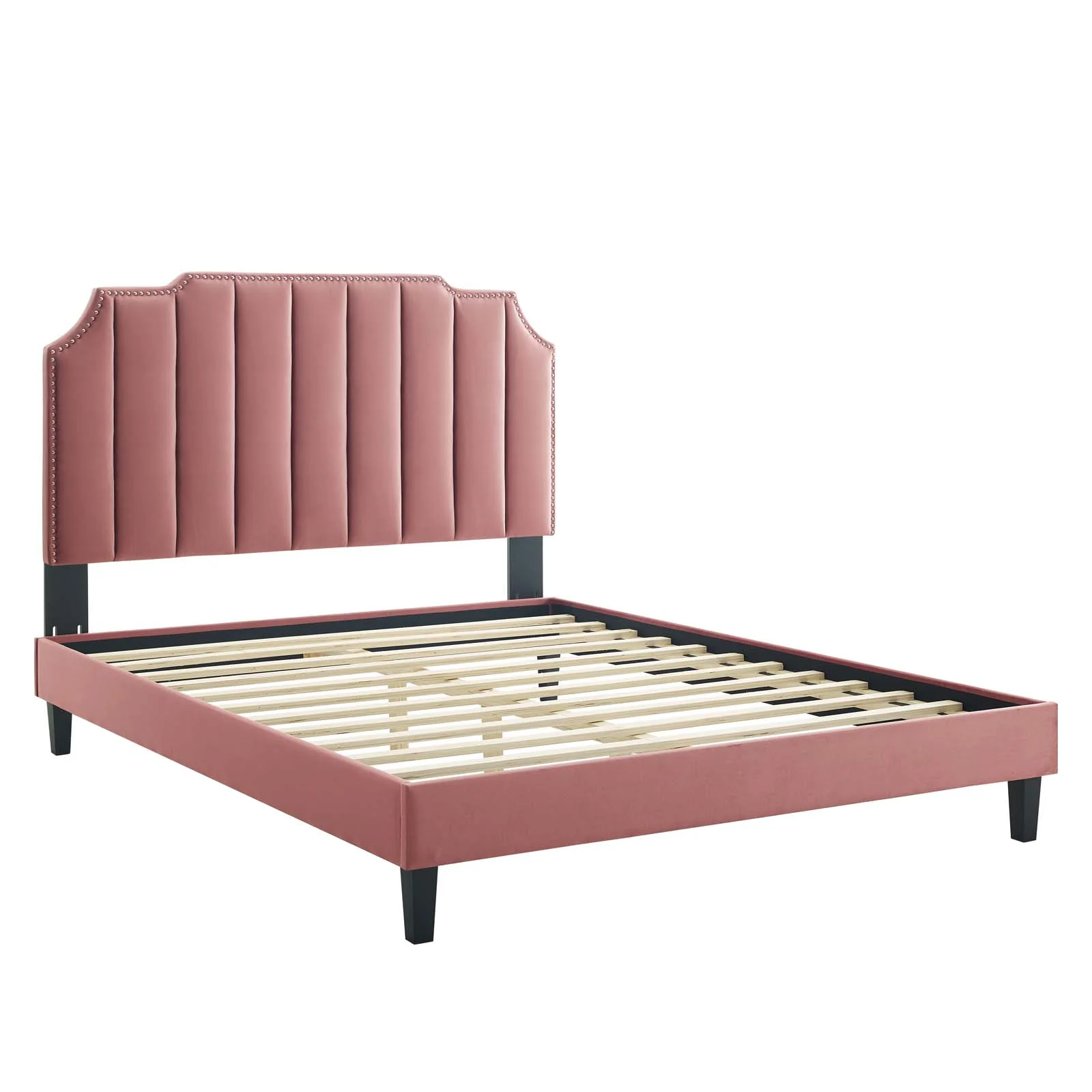 Colette King Performance Velvet Platform Bed By Modway - MOD-7075 - Image 26