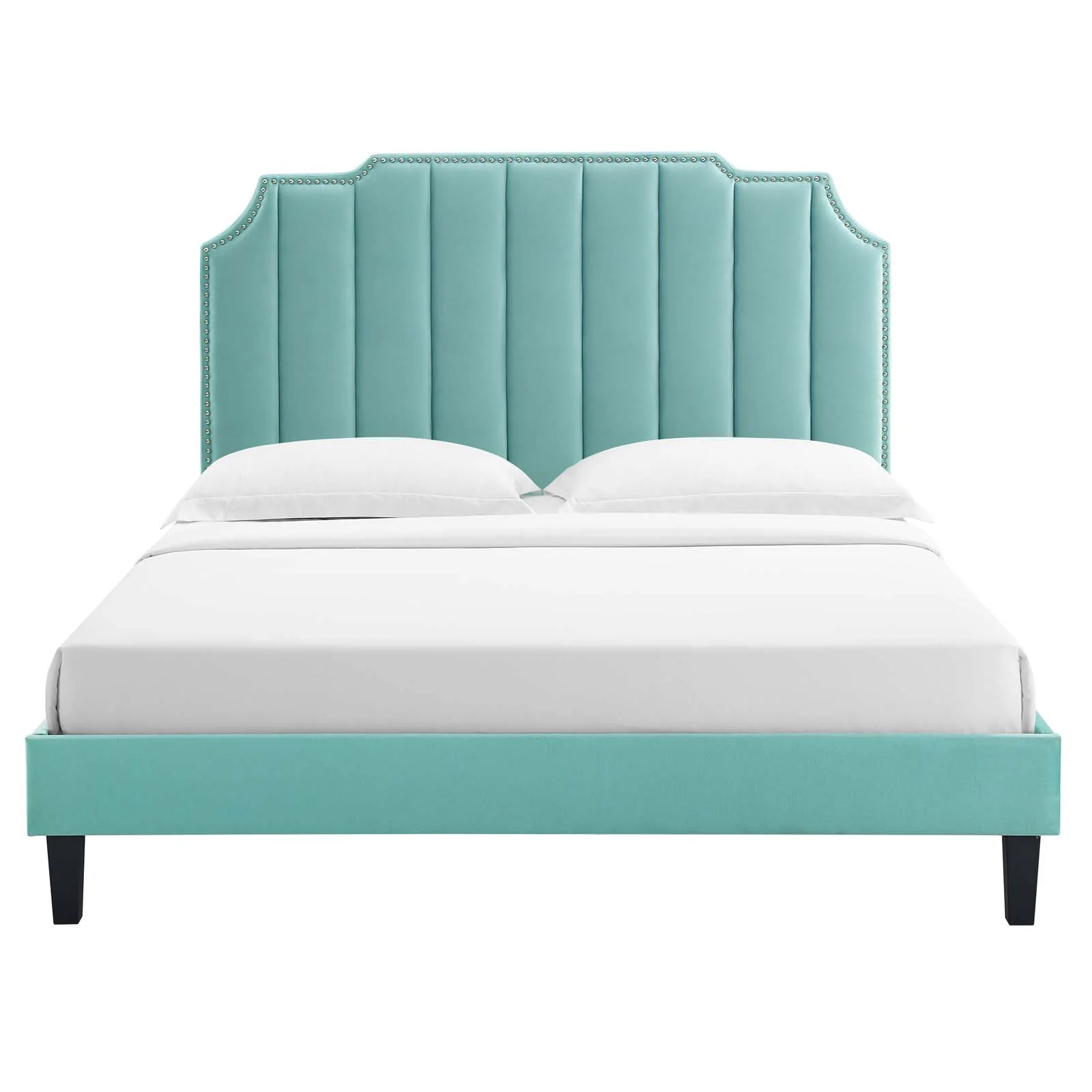 Colette King Performance Velvet Platform Bed By Modway - MOD-7075 - Image 60