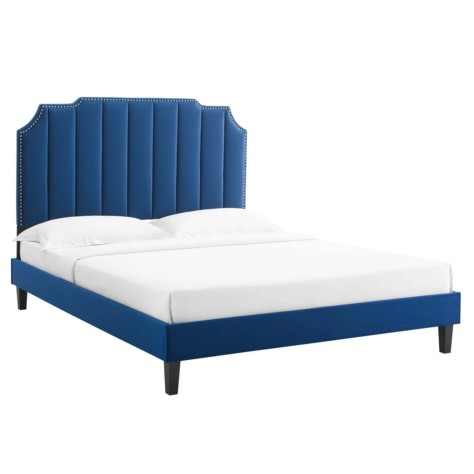 Colette King Performance Velvet Platform Bed By Modway - MOD-7075 - Image 65