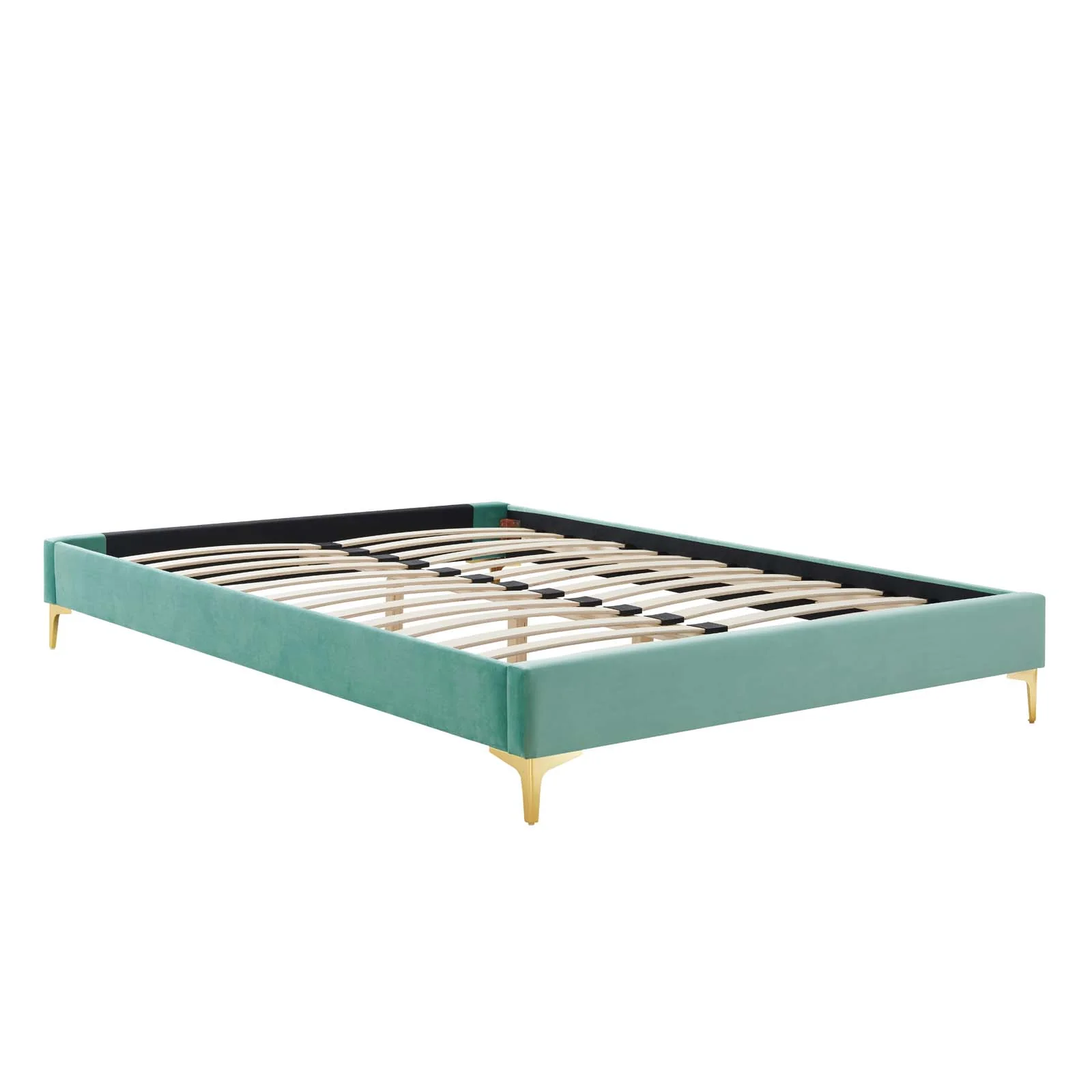 Reagan King Performance Velvet Platform Bed By Modway - MOD-7076 - Image 63