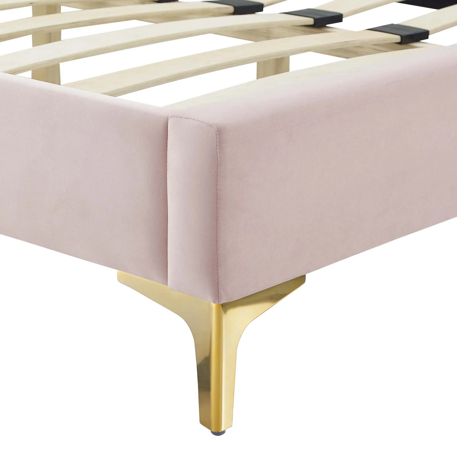 Reagan King Performance Velvet Platform Bed By Modway - MOD-7076 - Image 93