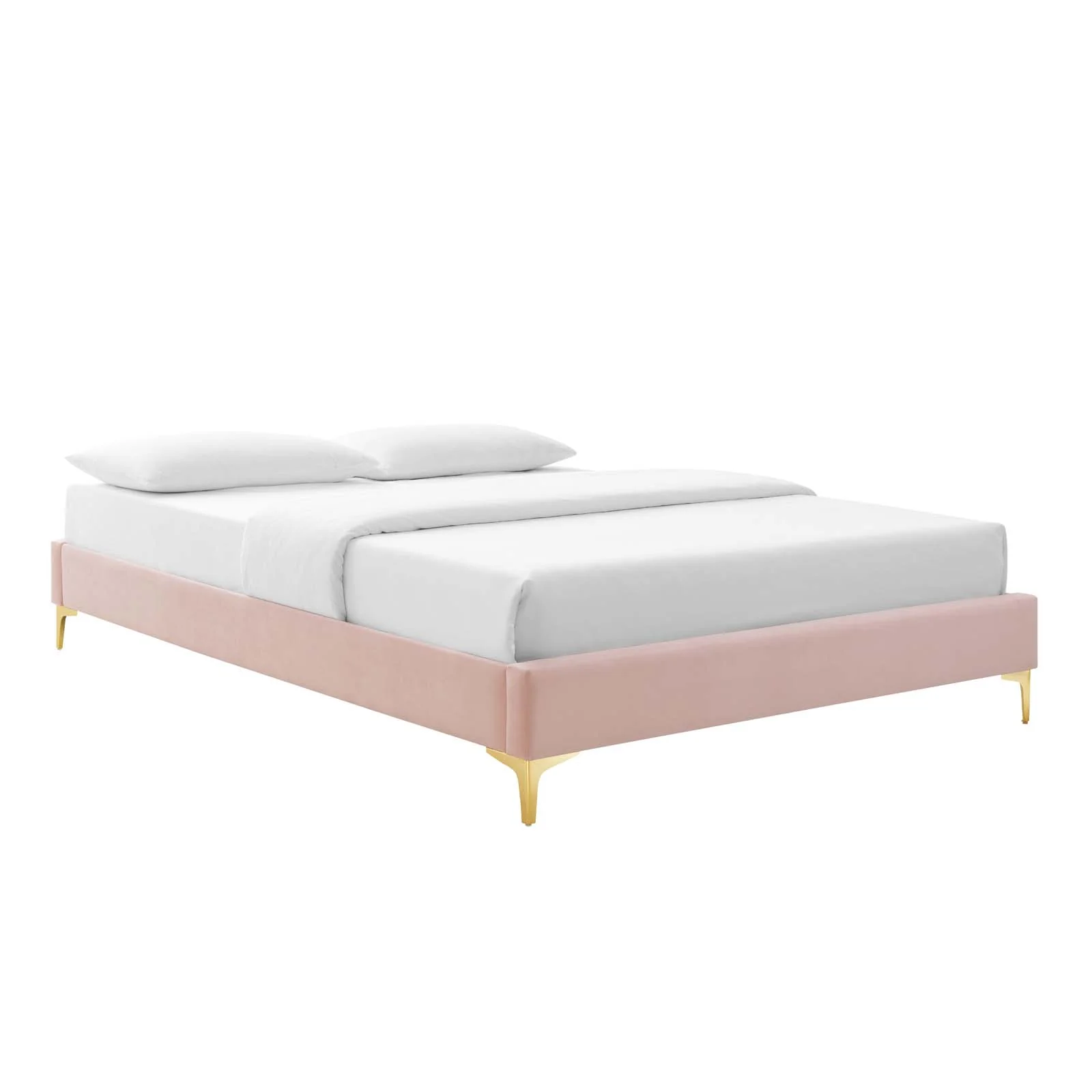 Reagan King Performance Velvet Platform Bed By Modway - MOD-7076 - Image 94