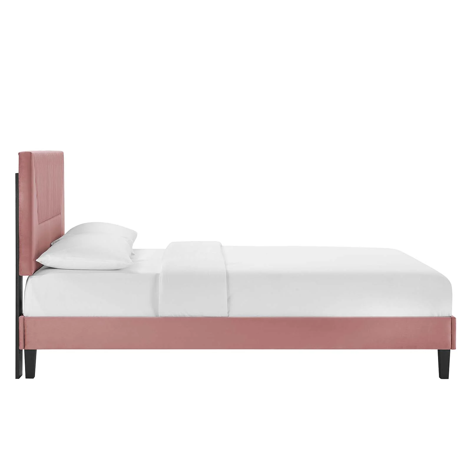 Yasmine Channel Tufted Performance Velvet King Platform Bed By Modway - MOD-7012 - Image 10