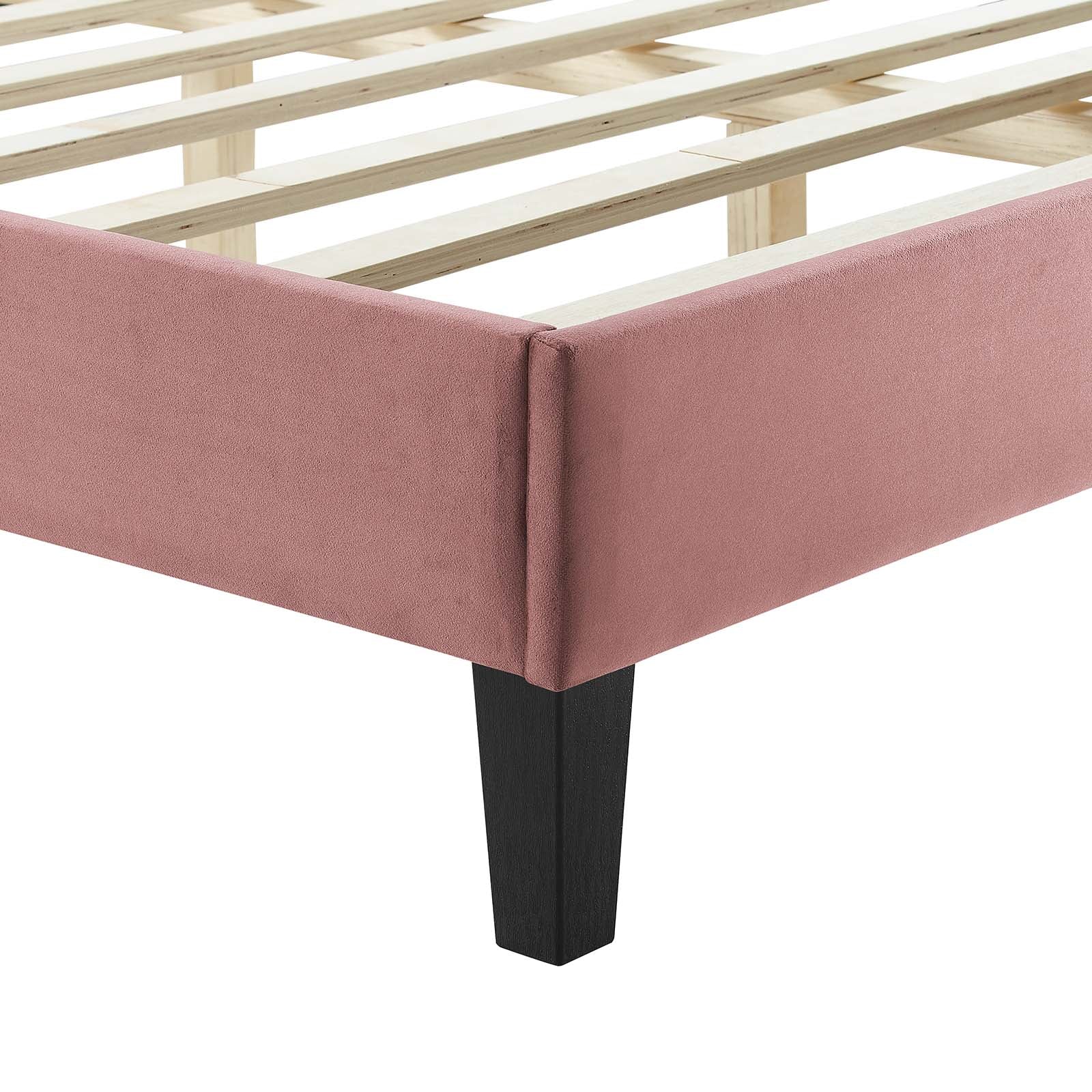 Yasmine Channel Tufted Performance Velvet King Platform Bed By Modway - MOD-7012 - Image 13