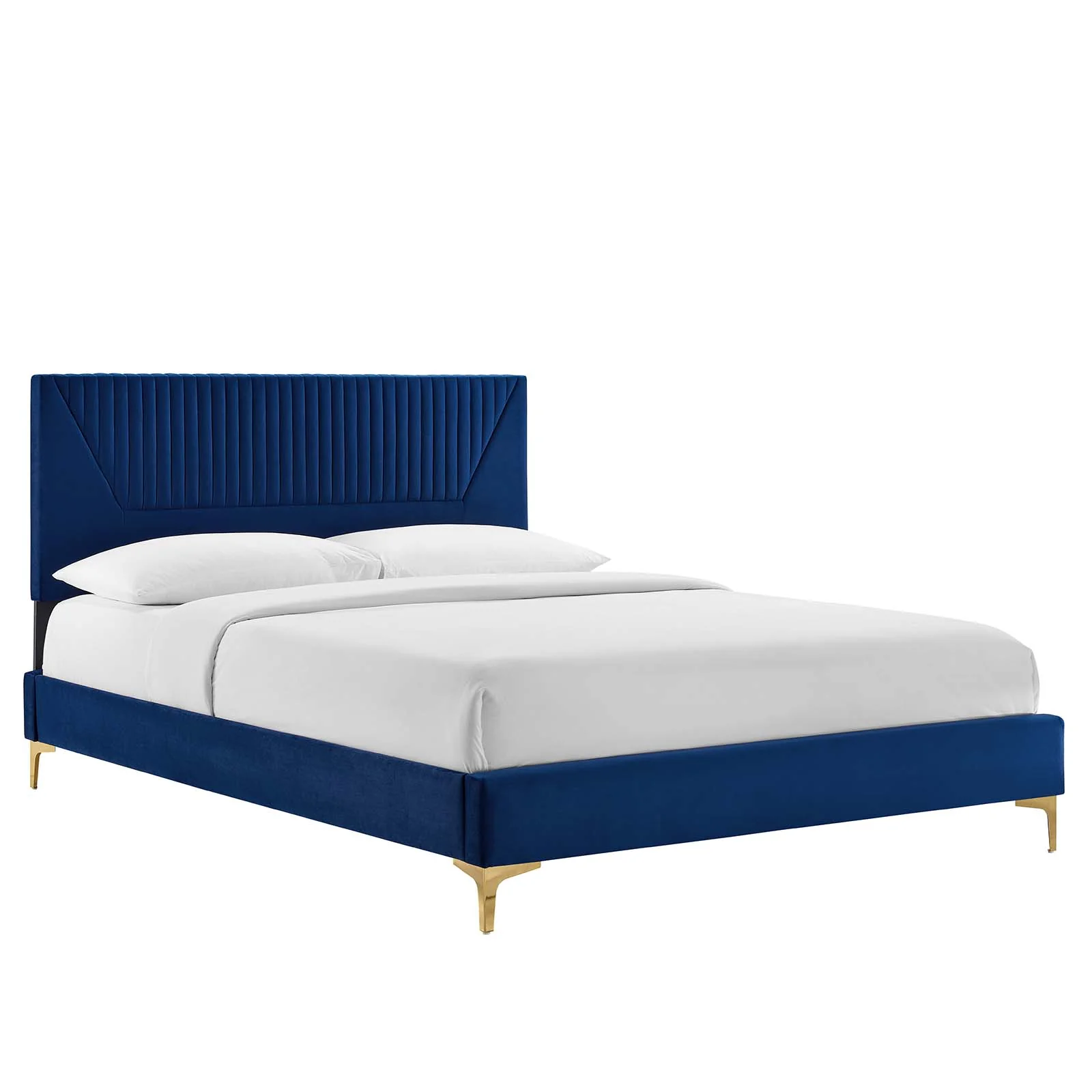 Yasmine Channel Tufted Performance Velvet King Platform Bed By Modway - MOD-7016 - Image 17