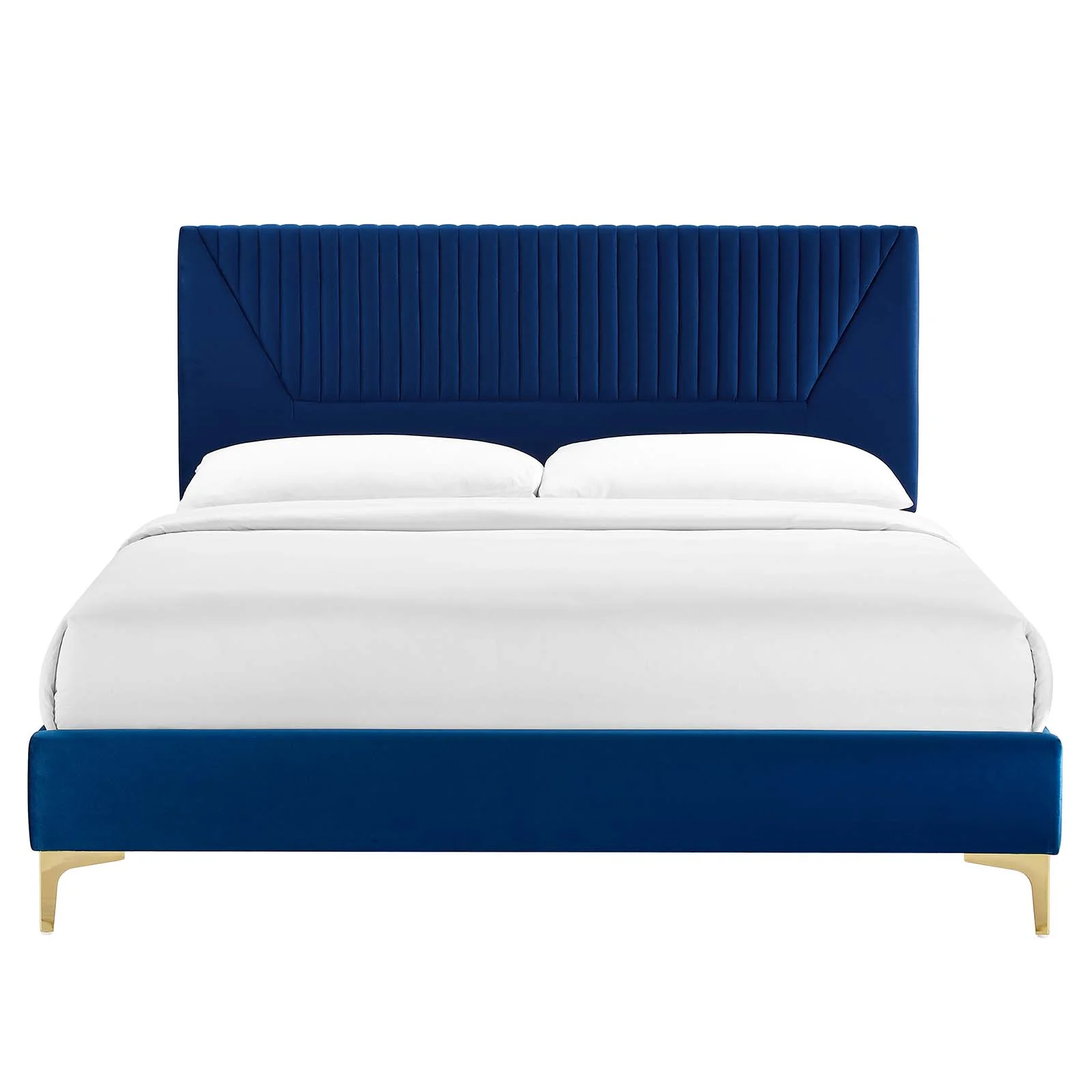 Yasmine Channel Tufted Performance Velvet King Platform Bed By Modway - MOD-7016 - Image 19