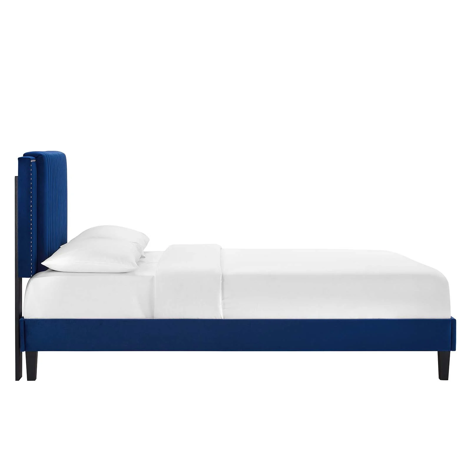 Zahra Channel Tufted Performance Velvet King Platform Bed By Modway - MOD-7010 - Image 18