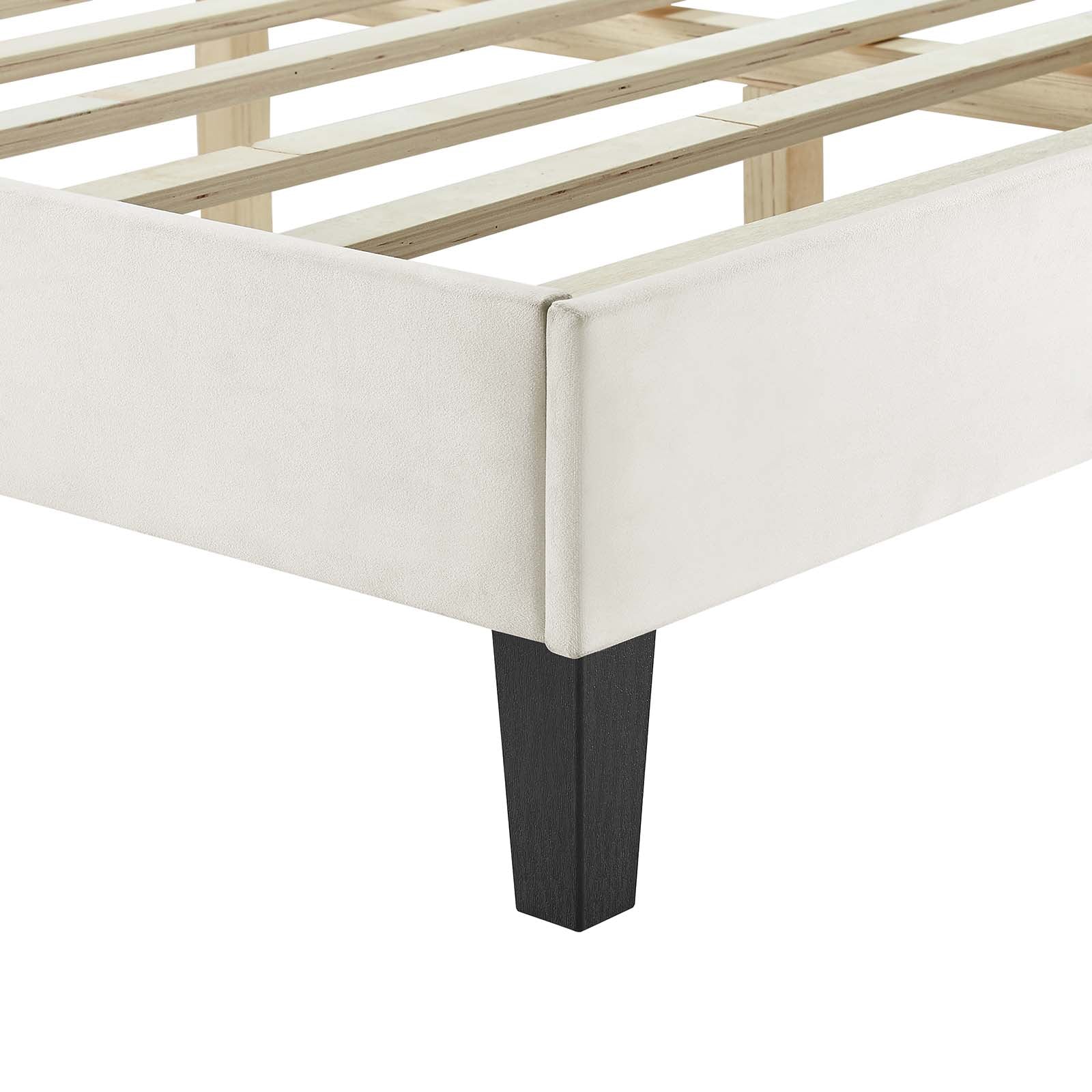 Zahra Channel Tufted Performance Velvet King Platform Bed By Modway - MOD-7010 - Image 29