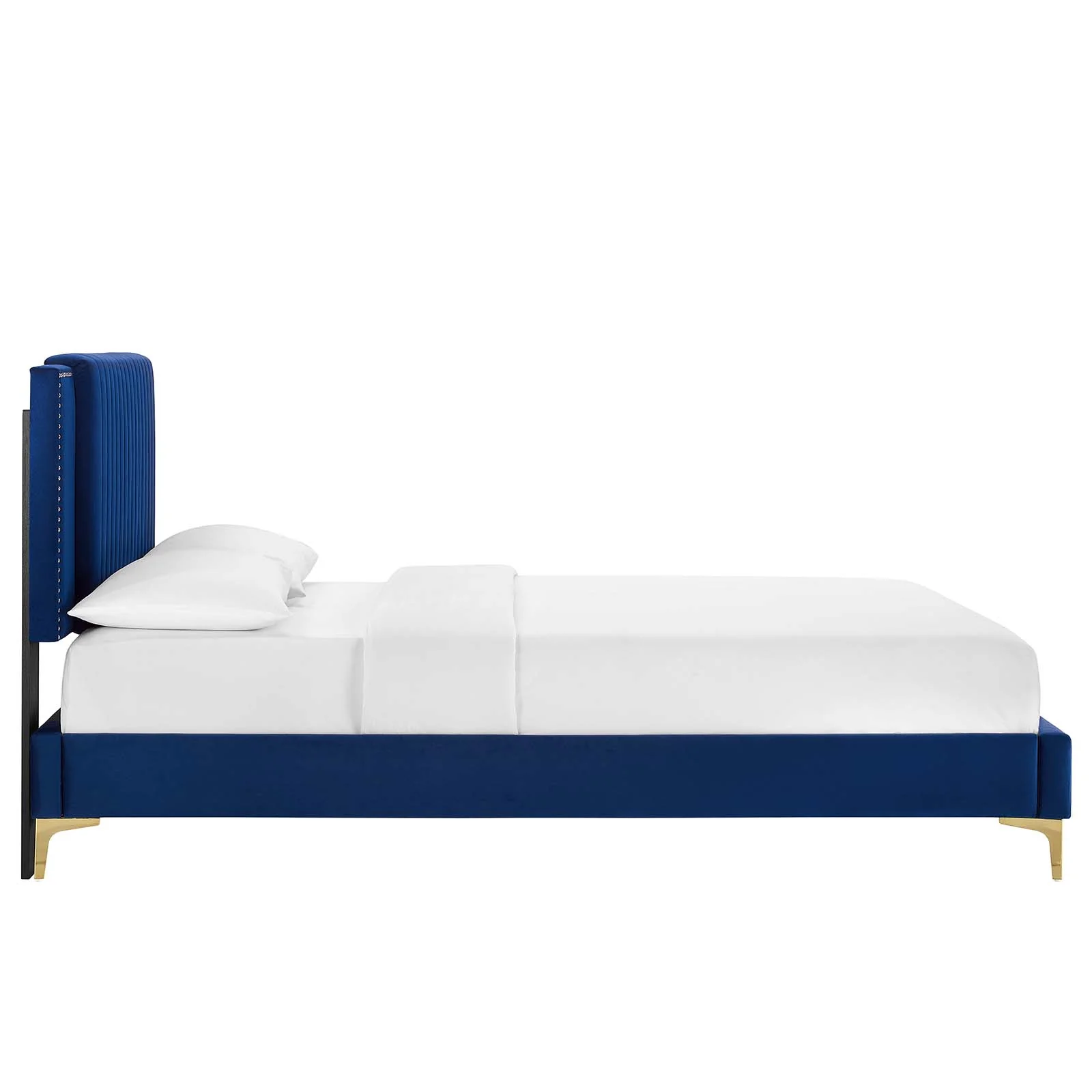 Zahra Channel Tufted Performance Velvet King Platform Bed By Modway - MOD-7014 - Image 18