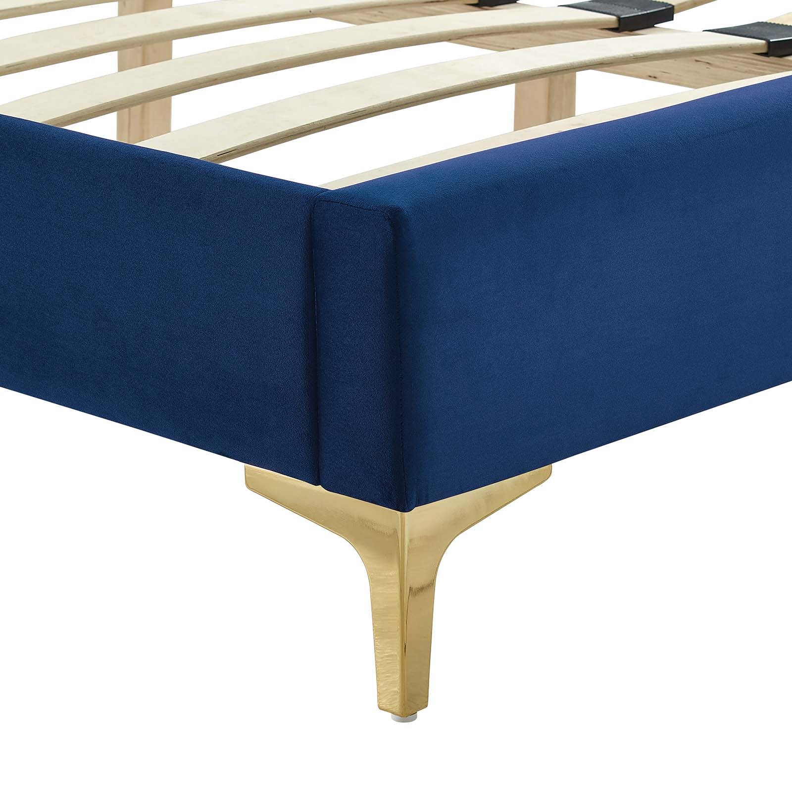 Zahra Channel Tufted Performance Velvet King Platform Bed By Modway - MOD-7014 - Image 21