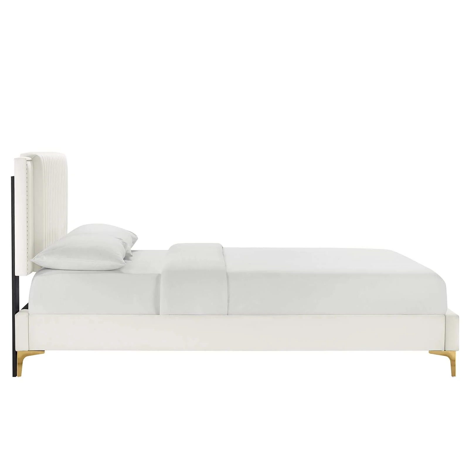 Zahra Channel Tufted Performance Velvet King Platform Bed By Modway - MOD-7014 - Image 26